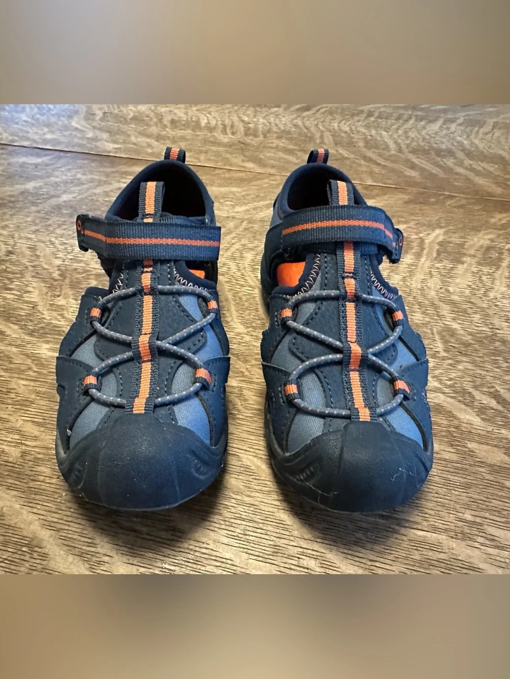 Merrell Hydro Kids Navy and Orange Active Sandals